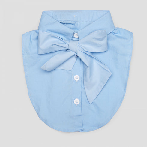 Collar Light Blue Bow